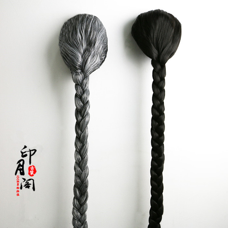 古装假发辫子男士古装假发