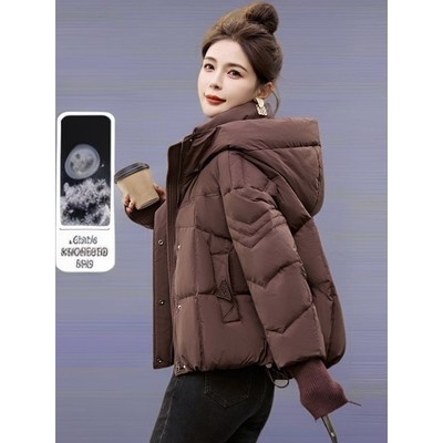 高级感超好看羽绒服女款冬季2025新款欧货时尚高端短款小个子外套