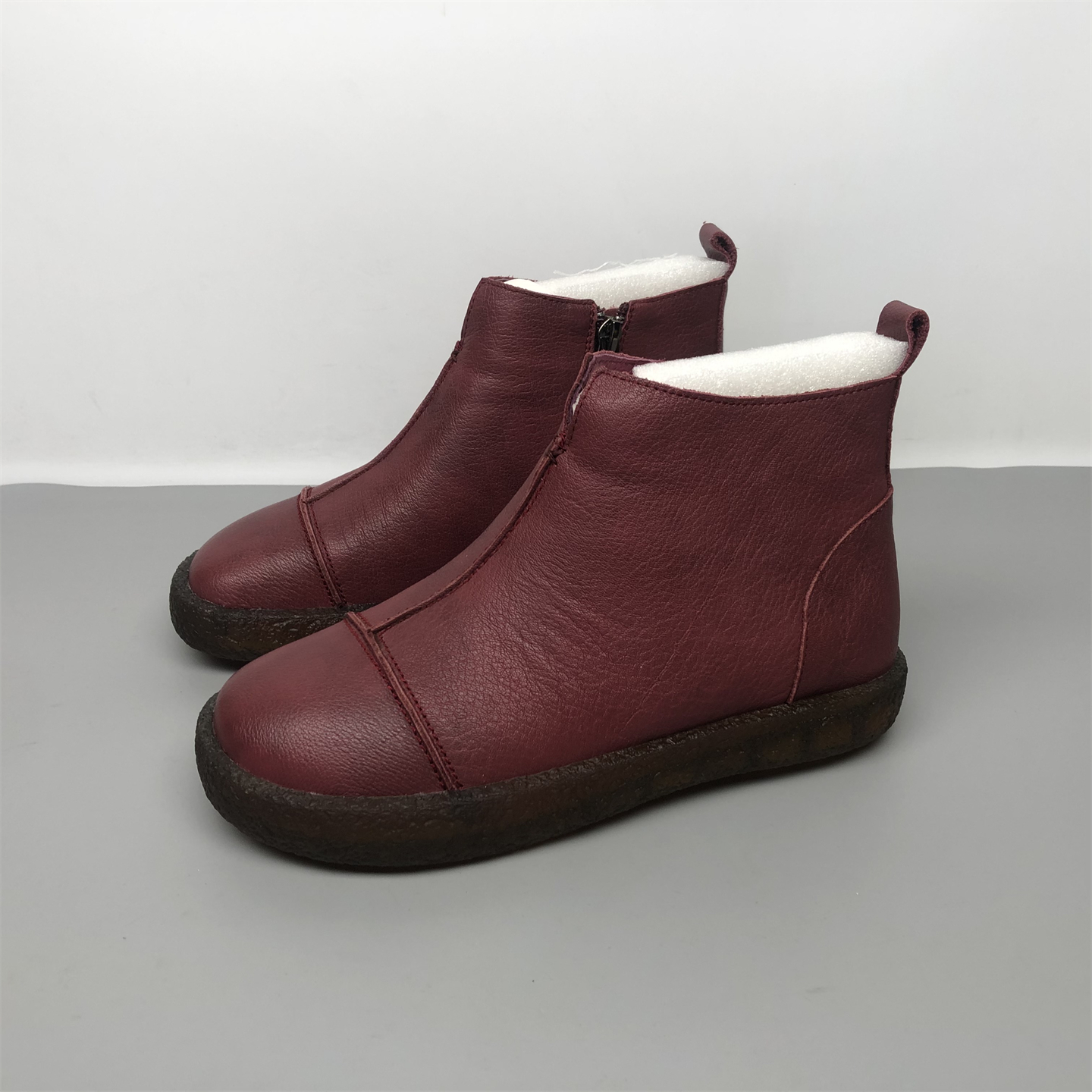 35码品牌撤柜真皮女靴