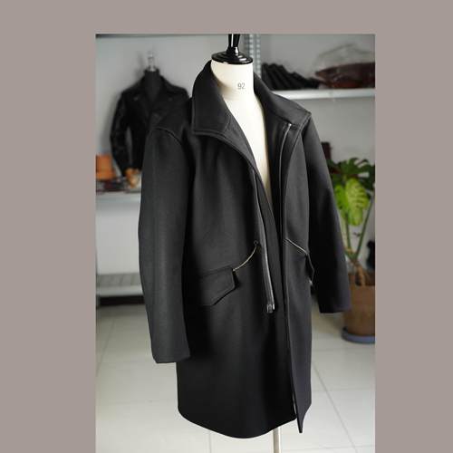 男款拉链大衣 51改