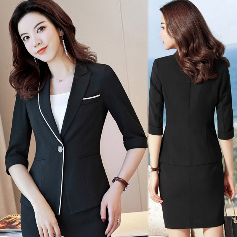 ol The workplace Women's wear Korean Edition temperament Self cultivation Occupation suit 2019 Spring new pattern Reception coverall Dressin the Women's clothing/Boutique , Set/Student uniforms/Work uniforms , Career skirt suits  category - from Buy2taobao.com to provide professional Taobao agent buy service