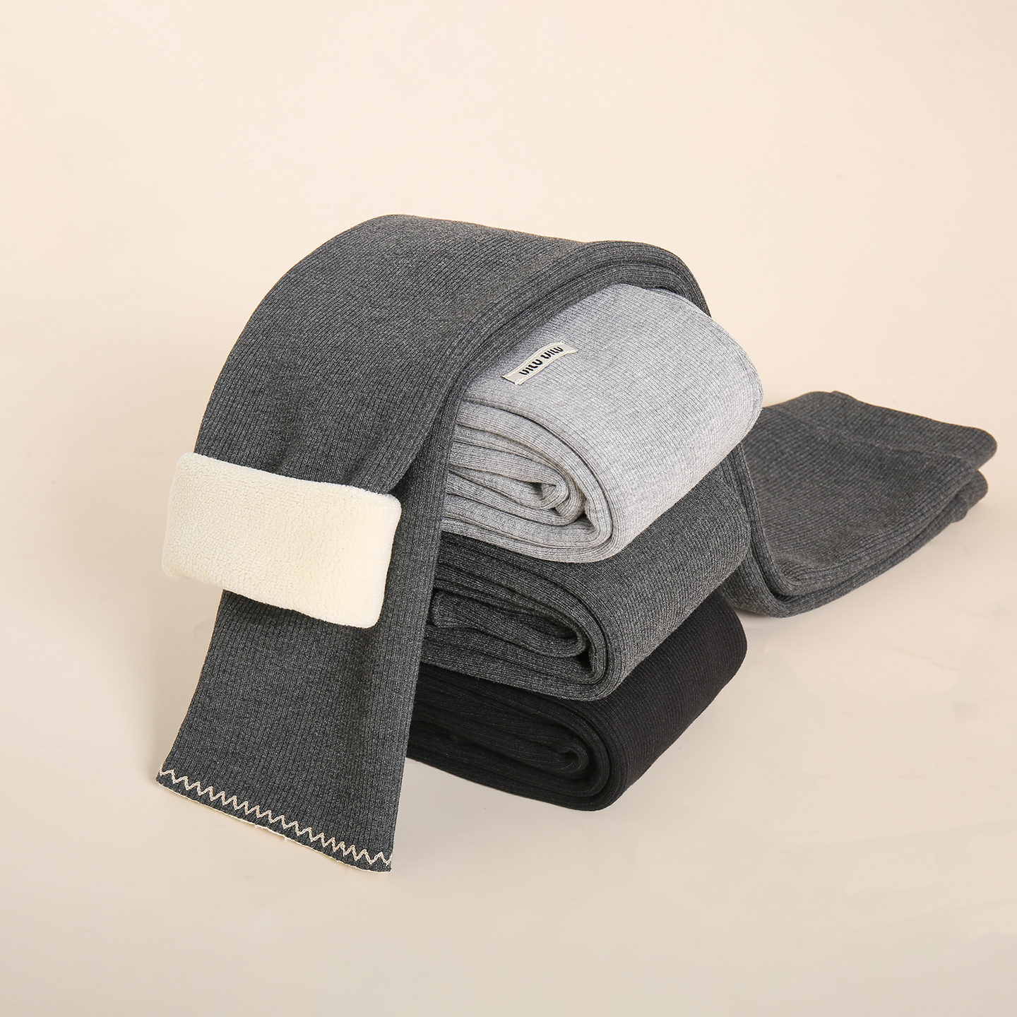 女童裤子加绒加厚秋冬外穿洋气儿童纯棉裤子女宝宝一体保暖裤