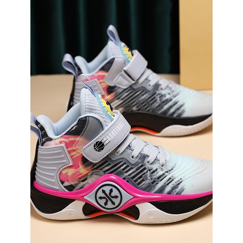 新款实战篮球鞋中大童运动跑步球鞋男款学生2025夜光透气潮鞋女款