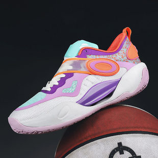 水花6代后卫实战篮球鞋低帮男女款秋季防滑耐磨球鞋水泥地板克星