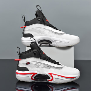 AJ36实战篮球鞋男大童防滑耐磨郭艾伦正版纯原初中生水泥地运动鞋