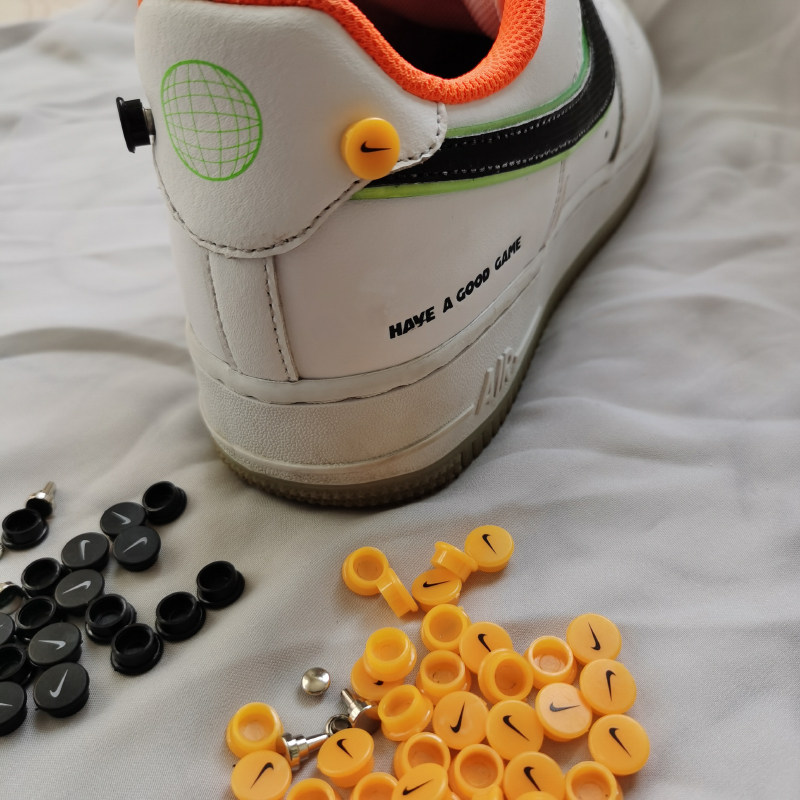 适配电竞夜光AF1空军一号diy鞋跟配件塑料装饰卡扣金属鞋扣包邮,服饰配件/皮带/帽子/围巾,鞋扣,淘宝优惠券,粉丝福利购,淘宝优惠卷