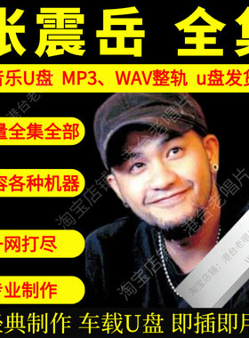 张震岳车载音乐U盘出道至今全集专辑高品质MP3经典老歌真无损音质