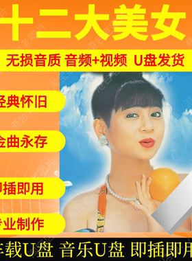 十二大美女U盘视频音频台语汽车U盘即插即用12大美女MP4闽南语usb