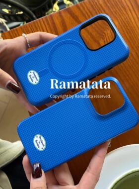 蓝格适用iPhone16promax苹果15小米15pro新款mate60华为p70nova12荣耀90菲林手机壳opporeno13vivox100