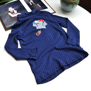 法单S家婴童宝宝莫代尔高领T恤小童长袖上衣打底衫1-2岁码 特价