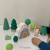 Брендовый зеленый конструктор, детская игрушка, интеллектуальный комплект, реквизит, Германия, раннее развитие