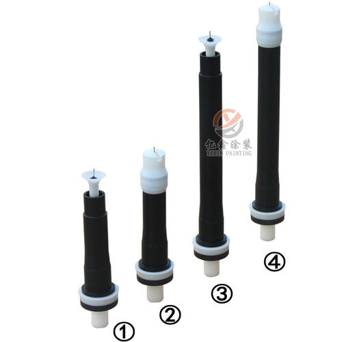 轶川静电喷枪配件加长放电针扁喷嘴导电针导电座加长杆