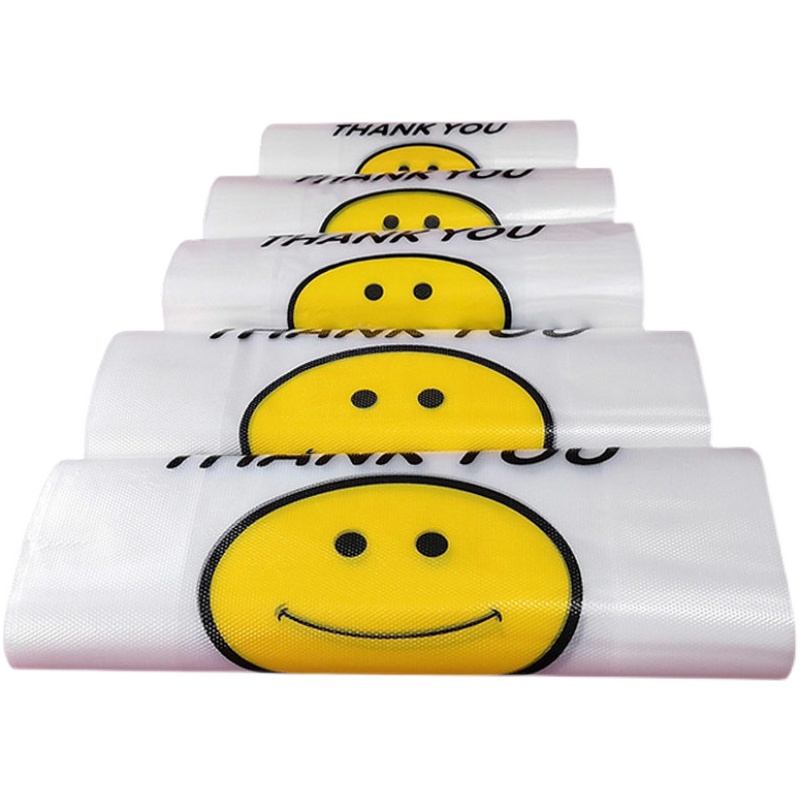 定做塑料袋定制印刷logo印字超市手提购物方便打包水果食品袋批发