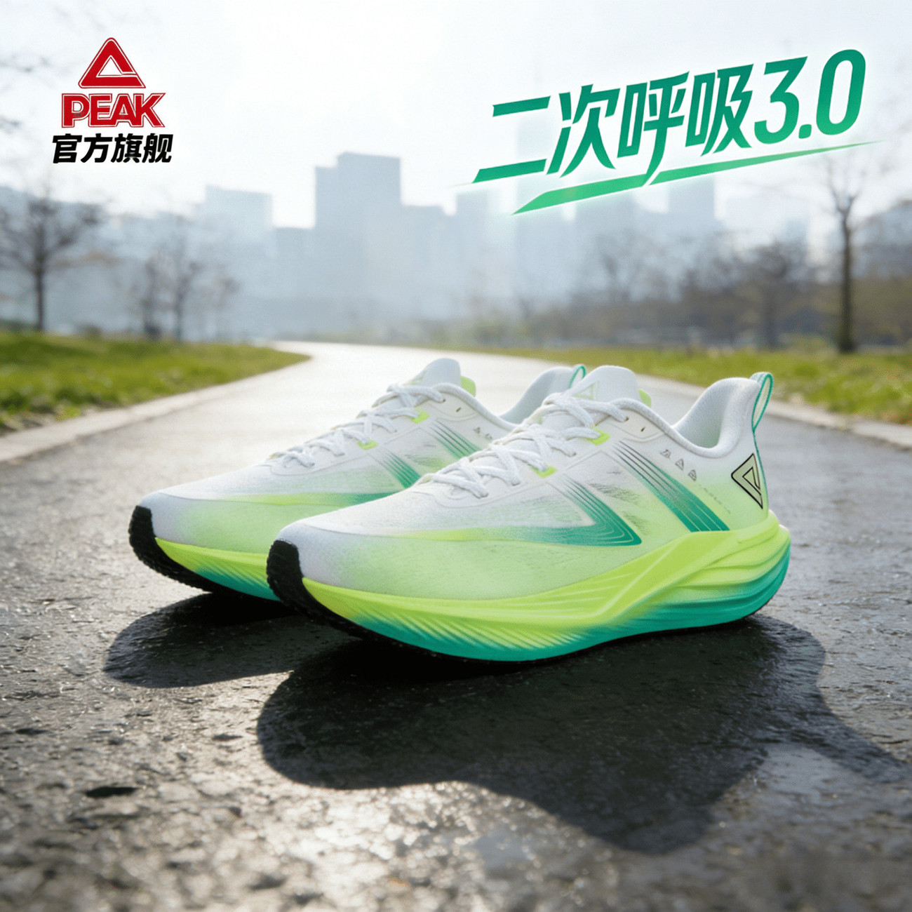 匹克二次呼吸3.0态极跑步鞋男新款男鞋全能缓震透气情侣运动鞋女