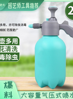 自动排气喷壶浇花喷水壶消毒打药喷雾器擦玻璃洗车高压喷壶擦玻璃
