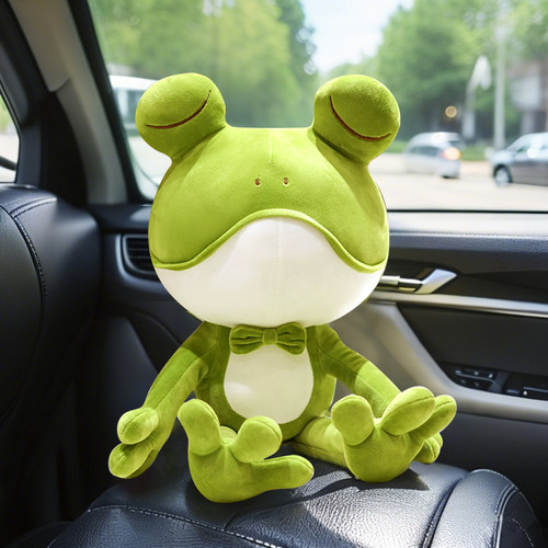 汽车去味炭包青蛙公仔抱枕吸甲醛