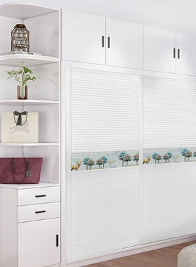 特价实木移门百叶门松木移门 衣柜推拉门定做定制 简约推拉门移门