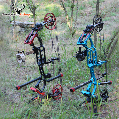 燃烧复合弓 射箭钢珠两用弓 射箭器材 户外竞技体育比赛高速弓