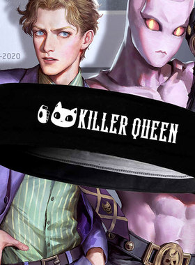 JO的奇妙冒险吉良吉影头带kq杀手皇后头巾BOKI运动头戴束发带动漫