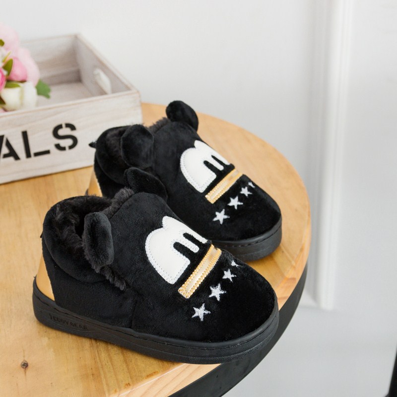 Chaussons enfants en suède pour hiver - Ref 1018243 Image 3