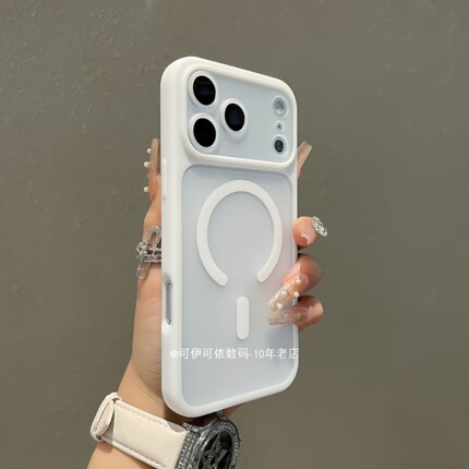 新款17适用苹果17promax手机壳磨砂肤感超薄磁吸iPhone16ProMax透明硅胶14简约时尚15全包防摔13男女款保护套