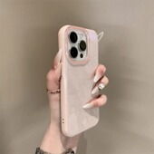 ins高颜值轻奢闪粉适用iPhone16pro苹果14手机壳15ProMax新款 13高级14pm网红15潮女软硅胶16promax全包防摔套