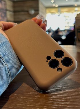 高级感适用苹果17手机壳新款iPhone16promax磨砂13/14p肤感肥皂tpu纯色12promax简约11全包15pro防摔保护软套