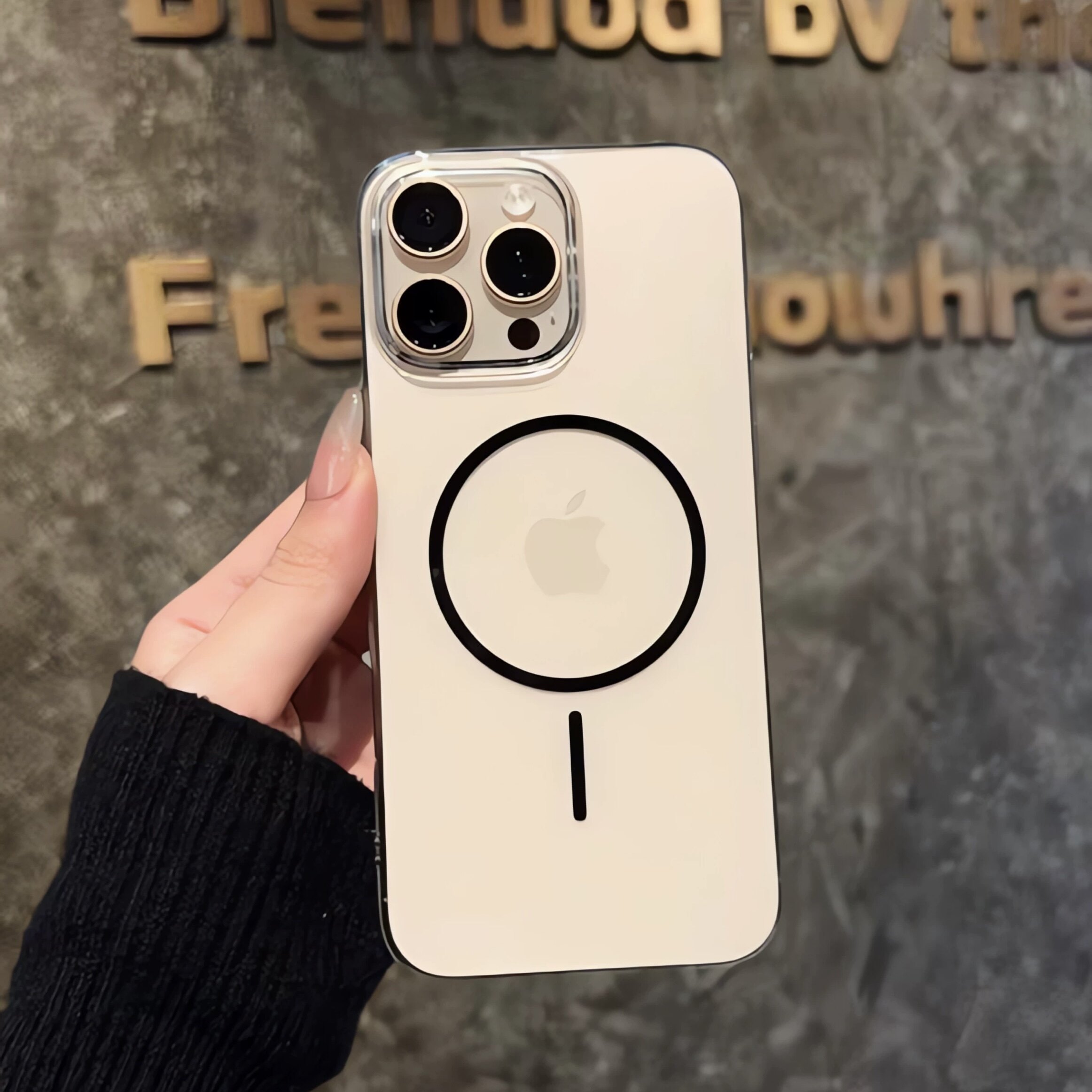 【薄如隐形 不发黄】适用苹果16promax手机壳透明Magsafe磁吸iphone15简约细圈14超薄13保护套男女12高级硅胶