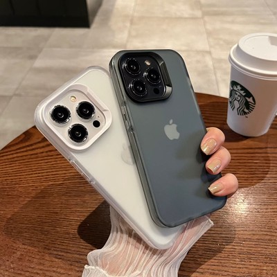 爆款磨砂冰壳不发黄手机壳