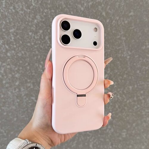 适用苹果17液态磁吸支架手机壳