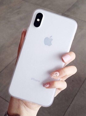 适用超薄苹果13手机壳透明11磨砂X/XR男女iPhone12proMax情侣7/8plus