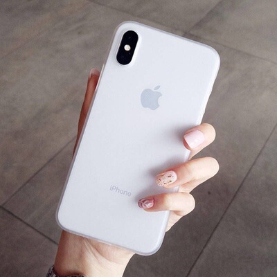 适用超薄苹果13手机壳透明11磨砂X/XR男女iPhone12proMax情侣7/8plus