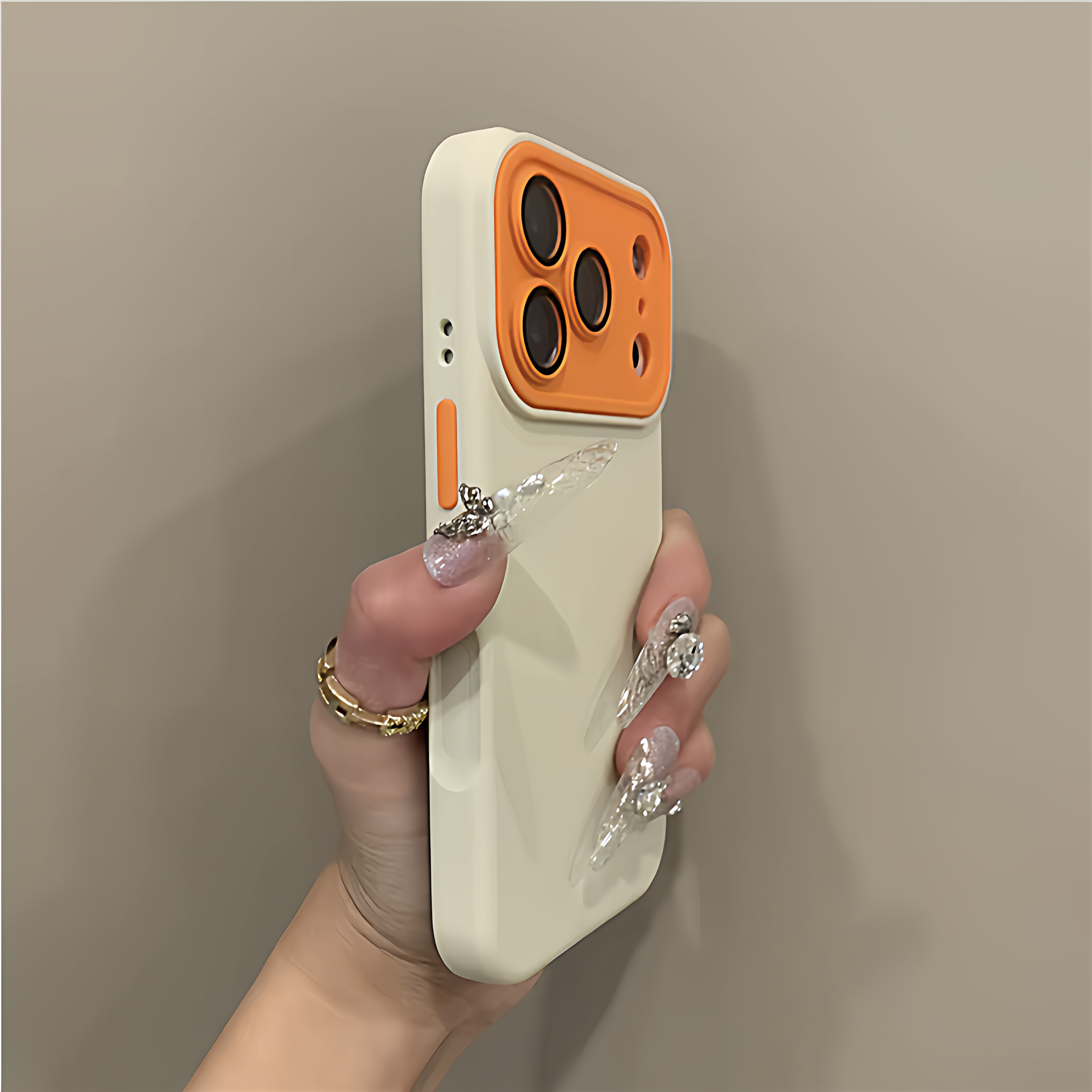 磨砂肤感镜头可拆卸大视窗保护壳