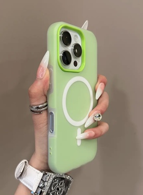 新款磁吸二合一适用苹果17手机壳16promax男iPhone15果冻糖果14/11/12简约13男女12时尚13防摔11磨砂14肤感壳