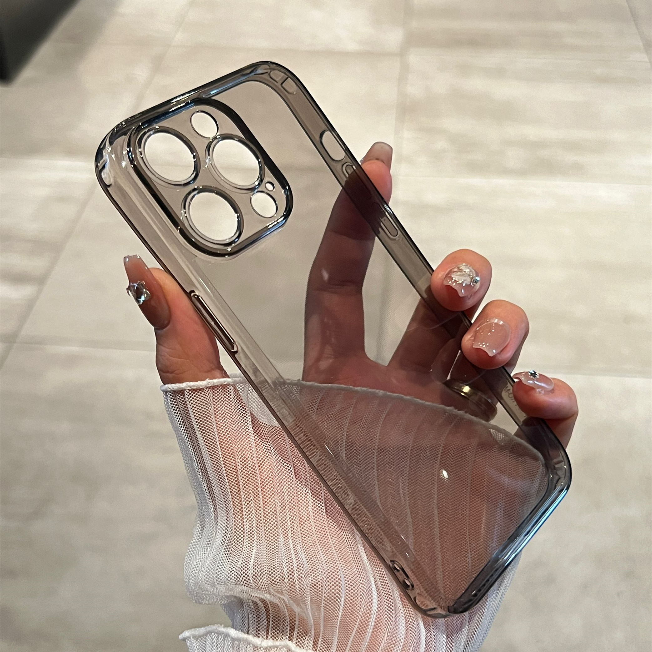 适用苹果15手机壳iPhone13ProMax硅胶气囊14Pro防摔16Plus新款11Por透明12pm保护套Xs女男Mini镜头全包XR软壳