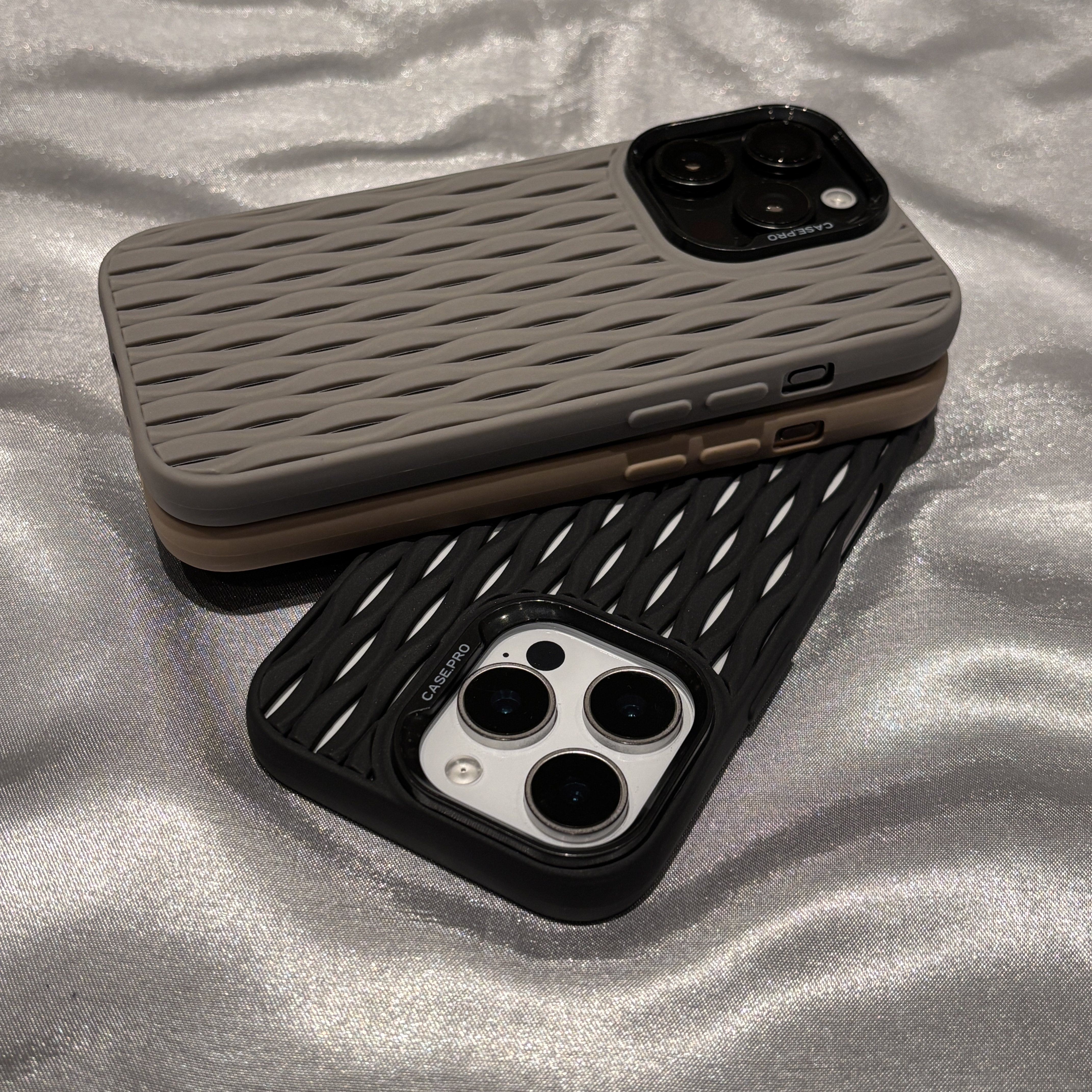 新款高级黑栅纹散热适用iPhone16pro手机壳17Air苹果15全包14个性13套全包防摔11保护套plus男女款16简约纯色,3C数码配件,手机保护套/壳,淘宝优惠券,粉丝福利购,淘宝优惠卷