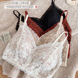 黛美芮 吊带舒适带胸垫美背抹胸固定杯文胸美背内衣M6098 惠芝欣