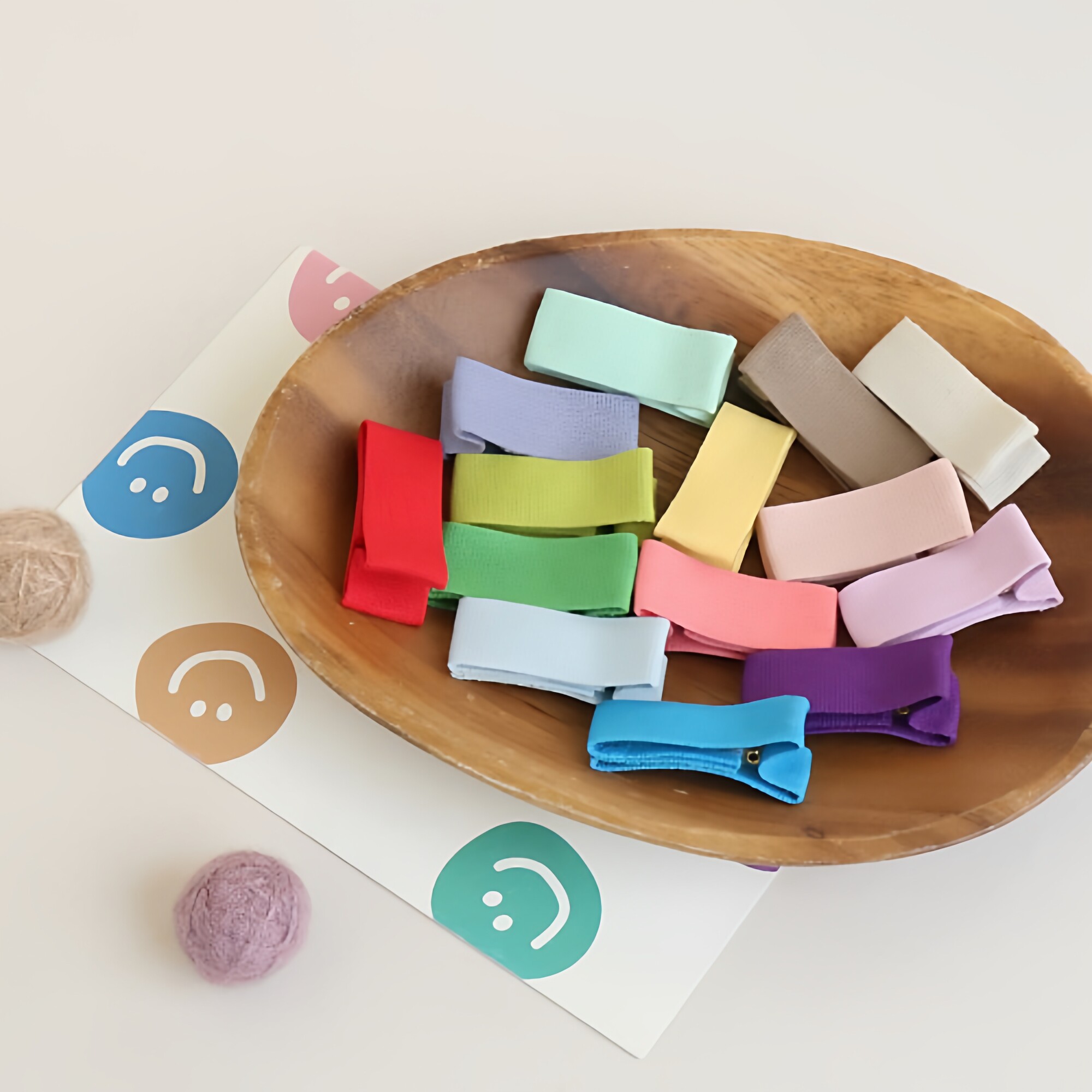 韩国进口棉织带全包3.5cm不锈钢鸭嘴夹手工diy刘海发夹头饰配件