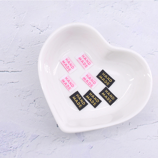 韩国进口迷你手工制作handmade织唛布贴商标手工diy发饰发夹配件