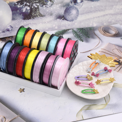 韩国进口缎带手工礼品发夹