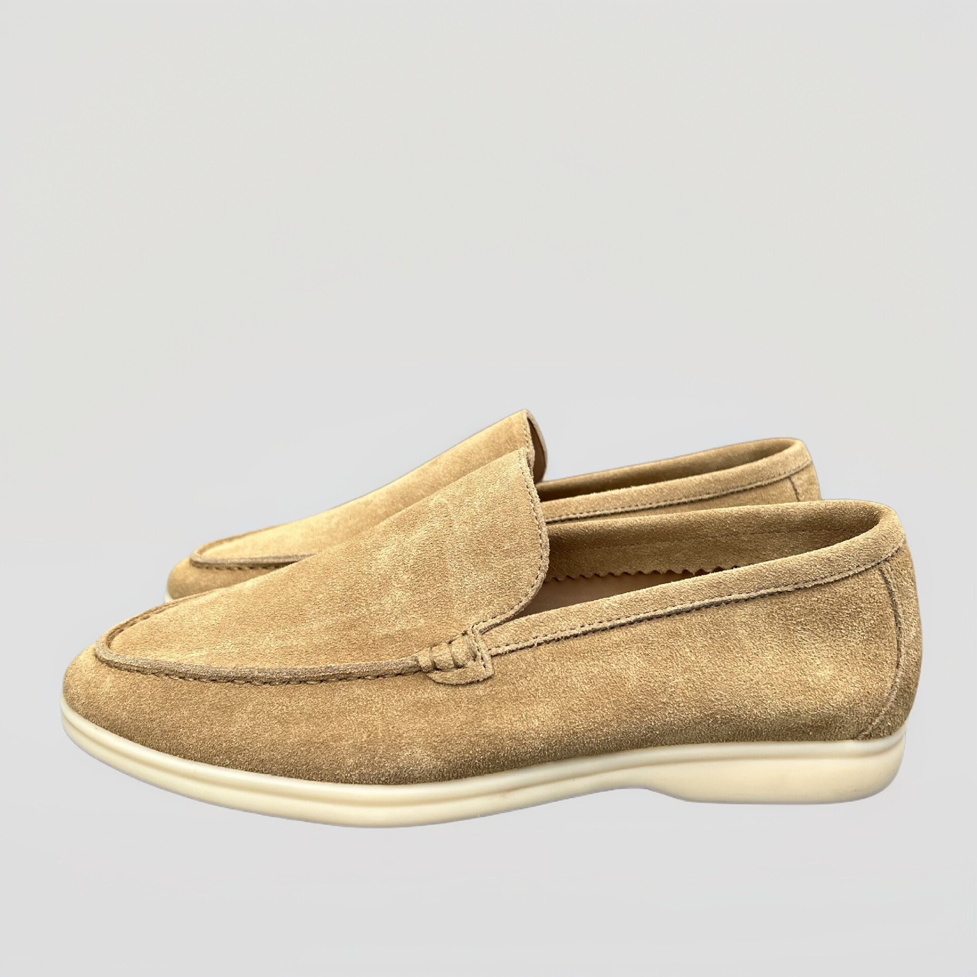 【私人订制轻奢品牌】高端一脚蹬l乐福鞋男软底进口真皮p豆豆单潮