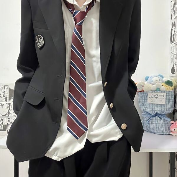 dk制服西装男套装加肥加大宽松西服套装