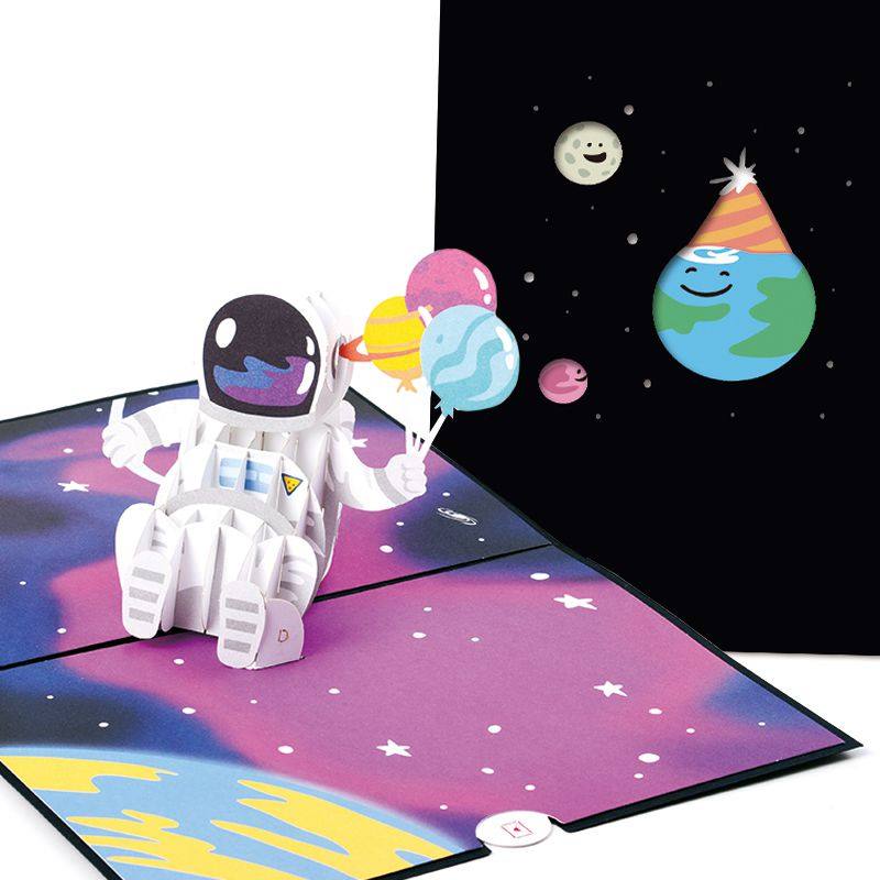 3d立体创意贺卡带信封 可爱造型感谢卡 生日卡片母亲节圣诞祝福卡