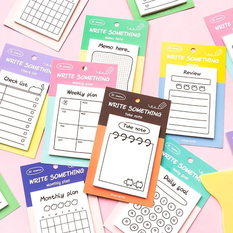 写点什么撞色系列桌面便签本