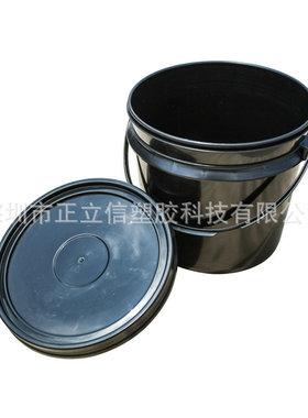10L18L20L升机油桶 黑色塑料桶 化工桶 涂料桶 油墨桶