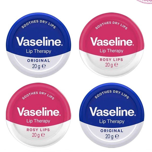 Vaseline凡士林润唇膏20g 原味/玫瑰味 铁罐波兰产