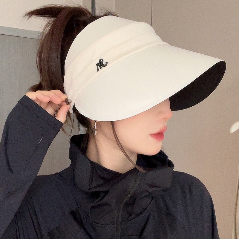 灵允空顶帽出游女夏大檐厂家直销