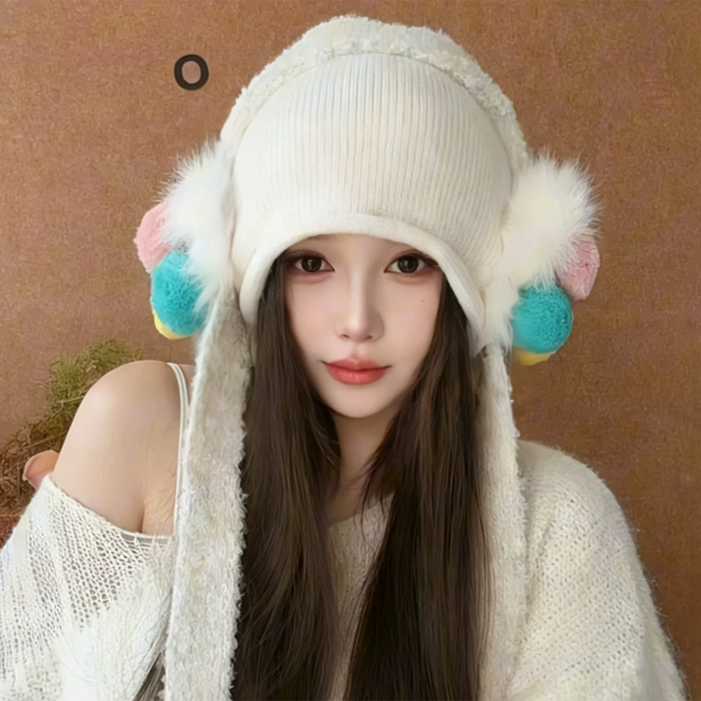 韩版秋冬女护耳保暖针织帽