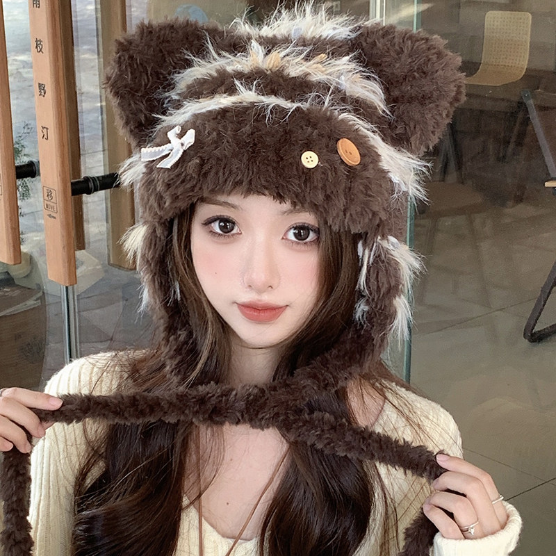 灵允针织帽出游可爱女冬厂家直销