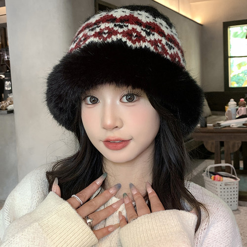 灵允渔夫帽出游休闲女冬厂家直销